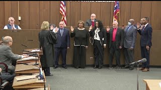 Three new Warren City Council members sworn in