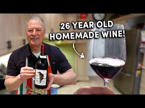 Taste Test - 26 year old homemade wine - 100% natural
