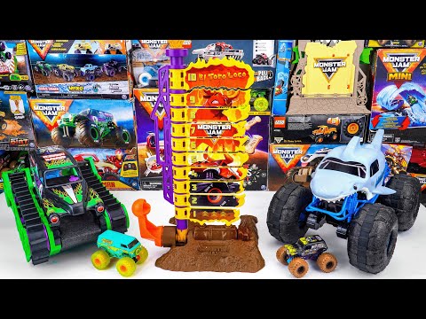 Monster Jam Collection Unboxing Review | Monster Jam Megalodon Storm All Terrain Set