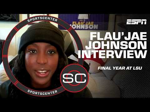 Flau'jae Johnson talks final LSU year with Kim Mulkey, leadership & music passion 🏀🎤 | SportsCenter
