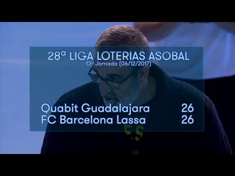 LIGA LOTERIAS ASOBAL J13 Quabit Guadalajara - FC Barcelona Lassa 26 - 26