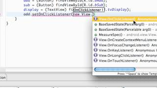 Android Application Development Tutorial - 9 - Set up a Button with OnClickListener