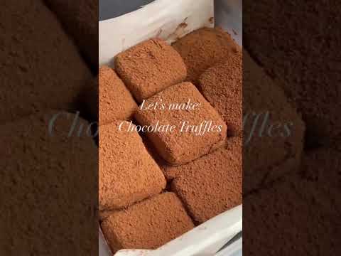 TWO INGREDIENT SWEETENED CONDENSED MILK CHOCOLATE TRUFFLE RECIPE 🍫💝 #shorts