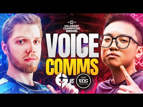 The Start of Our INSANE Champions Playoffs Run | EG vs EDG Voice Comms