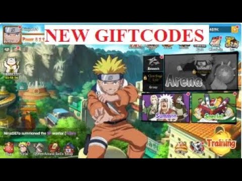 CHAKRA RESONANCE Naruto & NEW Giftcodes - Free SP Ninja & 60 Summon Tickets How to Redeem Code