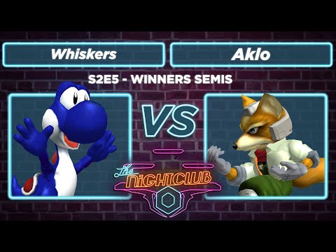The Nightclub S2E5: Whiskers (Yoshi) vs Aklo (Link, Fox) - Winners Semis SSBM