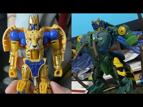 New transformers Takara Tomy Beast Wars Again BWVS-03 Cheetor vs Waspinator In-Hand Images