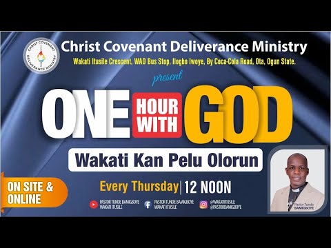 ONE HOUR PROGRAM || WAKATI ITUSILE || CCDM GLOBAL || BISHOP TUNDE BAMIGBOYE  || 02.10.25