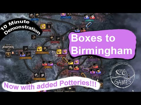 Brass Birmingham: "Manufacturers" Intermediate Strategy (and MORE = POTTERIES)!
