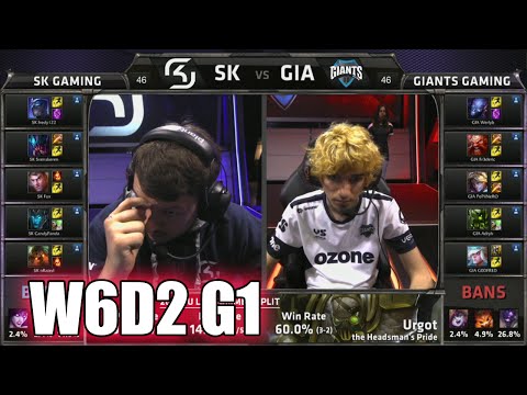 SK Gaming vs GIANTS | S5 EU LCS Summer 2015 Week 6 Day 2 | SK vs GIA W6D2 G1 Round 2