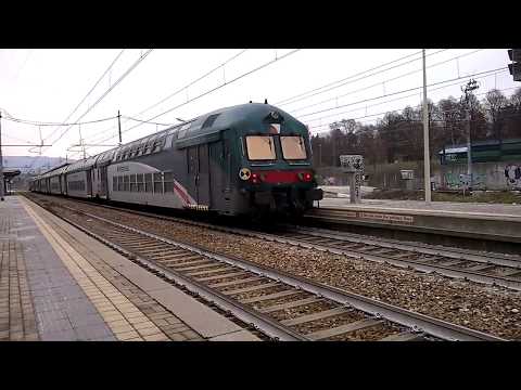 E464 465+6 2 piani Trenord - Carnate 02/12/2017