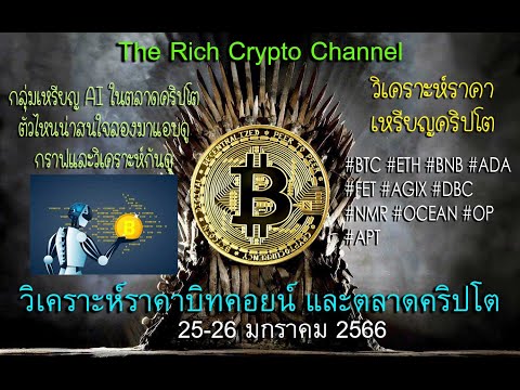 กลุ่มเหรียญ AI ในตลาดคริปโตตัวไหนน่าสนใจลองมาแอบดูกราฟและวิเคราะห์กันดู (25-26/1/2023)