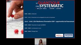 [REPLAY] Le quantique chez Systematic 30/06/2021