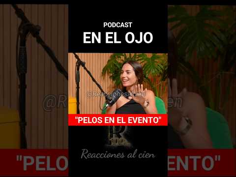En el ojo/Rosario Bravo y JM Viñuela. Pelos en el evento #reaccionesalcien #humor #viral #tvchilena