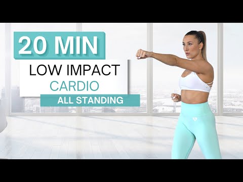 20 min LOW IMPACT CARDIO WORKOUT | All Standing | No Repeats