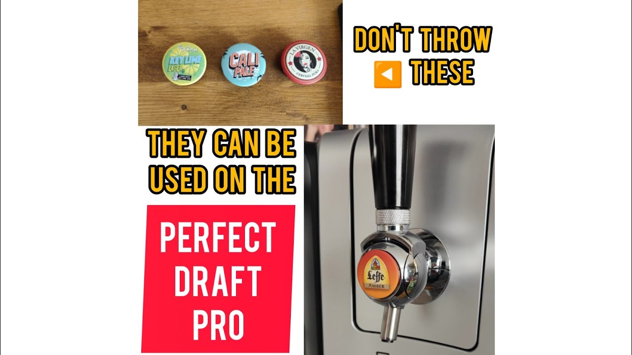 Make use of your philips perfect draft medallions on the Perfect draft pro