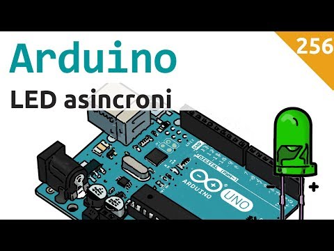 Far lampeggiare due led indipendenti con Arduino - Video 256