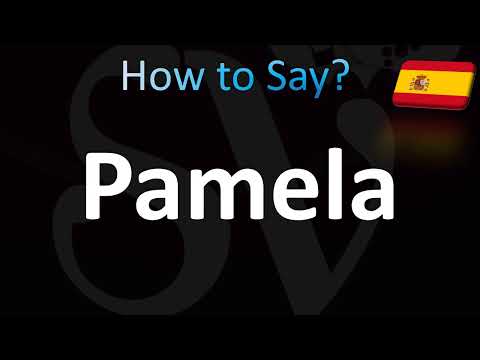 How to Pronounce ''Pamela'' Correctly! (Spanish)