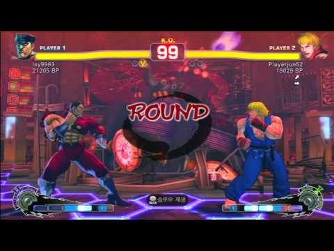 SSF4 Rank Match  Isy9983 (DI)  vs  Playerjun52 (KE)