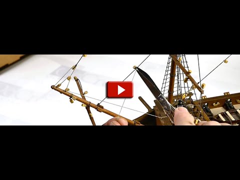 PALOS 51- Como hacer los estays y obenques. BUCCANEER - Modelismo Naval