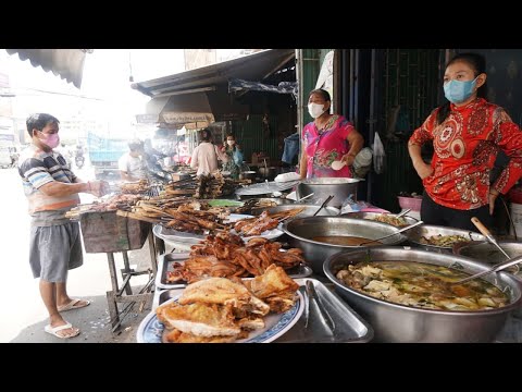 Mix all Kind Foods for Lunch Time @Camko City - Amazing Street Food Near Phsa Tumnob