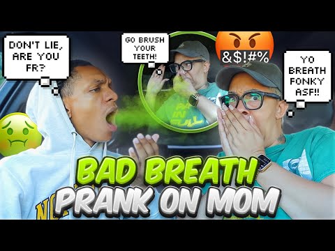 BAD BREATH PRANK ON MOM😱🤢**WE FOUGHT**