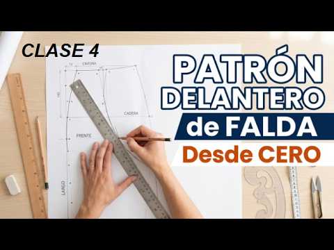 Patrón Delantero De Falda Desde Cero - Emprende Y Gana Dinero