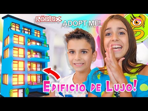 🏨 COMPRO el EDIFICIO de APARTAMENTOS de LUJO de 8 PLANTAS en ADOPT ME!!! Gameplay de ROBLOX