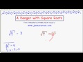 Square Root Danger! (TANTON Mathematics)