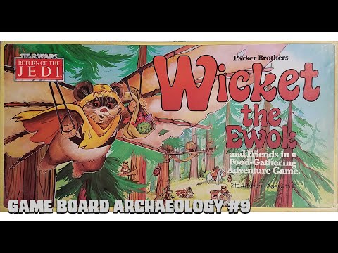 Game Board Archaeology #9 Wicket The Ewok and Friends in a Food Gathering Adventure (1983)