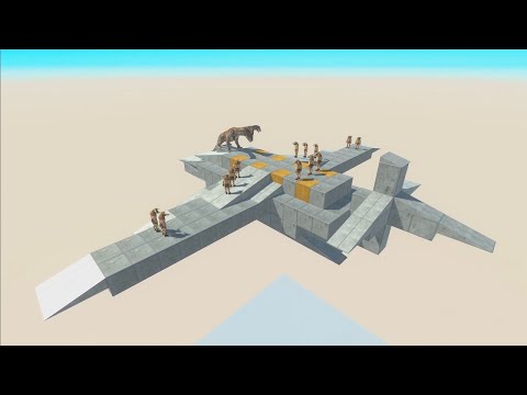 HYDRA Defends AIRPLANE in the SKY (Animal Revolt Battle Simulator)