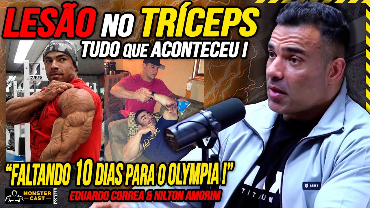 LESÃO GRAVE COLOCA CORREA PREOCUPADO A POUCOS DIAS DO OLYMPIA ! | Eduardo Correa & Nilton Amorim