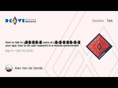How to Talk to g̵i̵r̵l̵s̵ Users at p̵a̵r̵t̵i̵e̵s̵ Your App: How to Do User Research in a Remote Environment preview
