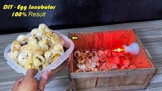 How to Make Egg Incubator At home By using WOODEN BOX - Hatch Chicks