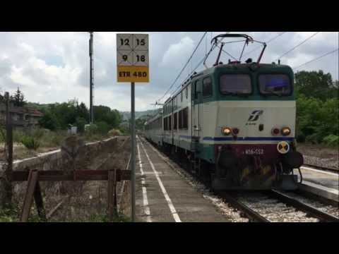 E656.552 in testa+ E402.101 in coda RFI,sull'NCL "ARCHIMEDE" Foggia-Roma Tuscolana,in transito