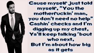 All Me - Drake Ft 2 Chainz &amp; Big Sean (Lyrics)