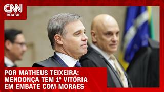 Vídeo: Mendonça tem 1ª vitória em embate com Moraes; entenda | CNN 360°