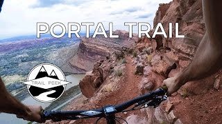 DON'T LOOK DOWN - Mountain Biking Portal Trail - Moab, Utah