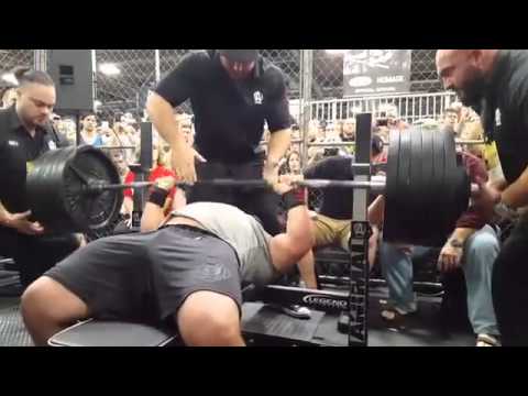 Jeremy Hoornstra 650 bench press @ 249