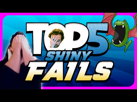 TOP 5 BEST SHINY POKEMON FAILS! Epic Shiny Pokemon Fail Montage Video