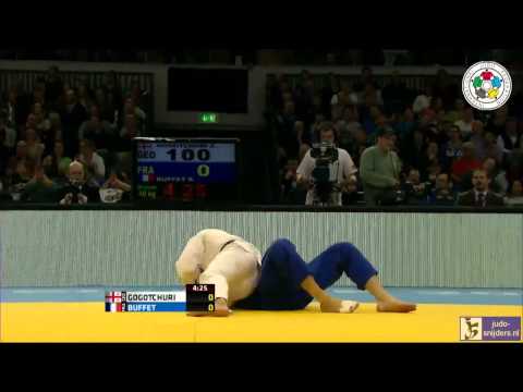Judo 2014 Grand Prix Dusseldorf: Gogotchuri (GEO) - Buffet (FRA) [-90kg] bronze