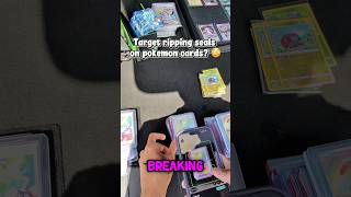 Target is ripping seals on pokemon products now? 😳 #pokemoncards #pokemonvendor #pokemoncommunity