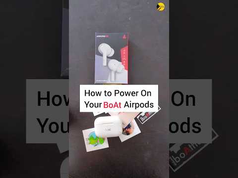 how to power ⚡ on BoAt airpods #shorts #boat #airpods #fyp #viral