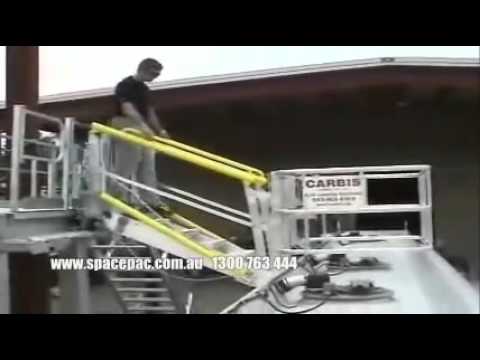 Folding Stair Type Truck and Rail Car Gangway