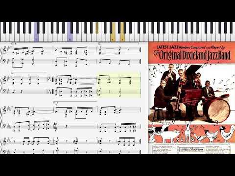 Sensation Rag by the Original Dixieland Jazz Band (1917, Ragtime piano)