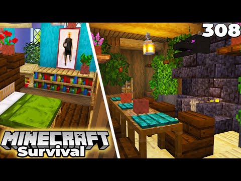 Interior Decorating My House! Minecraft 1.16 Survival Let's Play