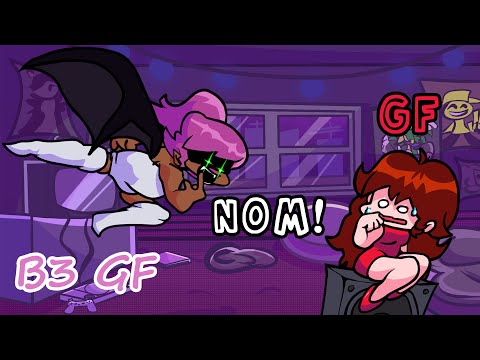 Who are you? FNF Nom but GF sings with B3 GF (Shaya) (B3 Remixed) | GF Vs. FNF Universe Extra Covers