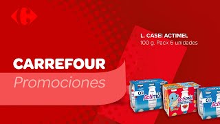 Carrefour  3x2 Actimel anuncio