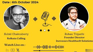YouTube thumbnail for Hello Kolkata! | Ep. #34 | ft. Rohan Tripathi - Founding Director @ Inovocare Healthsoft Solutions