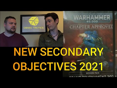 2021 NEW SECONDARY MISSIONS - Warhammer 40k - Obsec Tactics